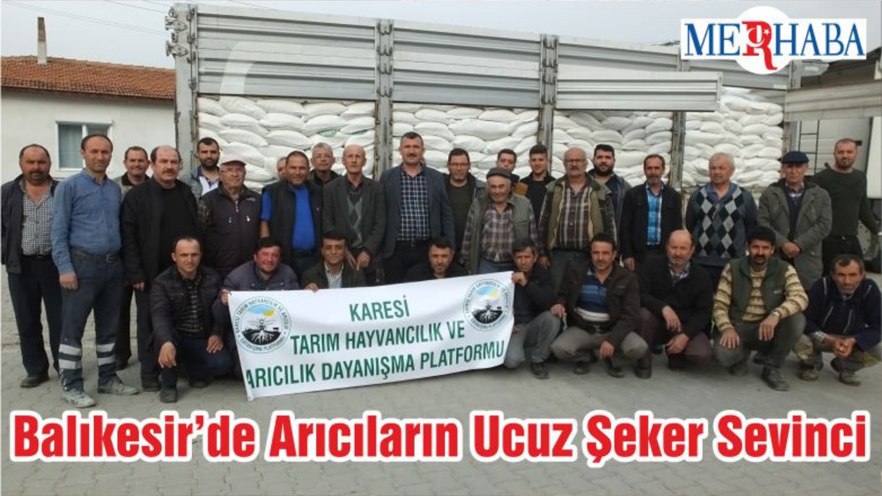 Balıkesir’de Arıcıların Ucuz Şeker Sevinci
