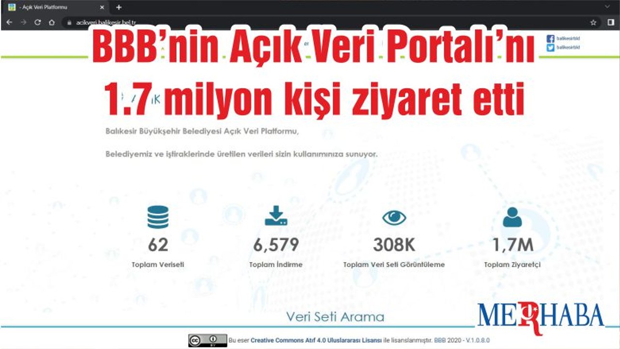 BBB’nin Açık Veri Portalı’nı 1.7 milyon kişi ziyaret etti