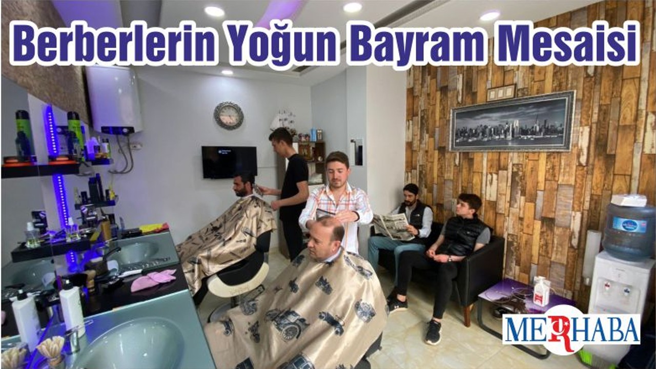 Erdekli Berberlerin Yoğun Bayram Mesaisi