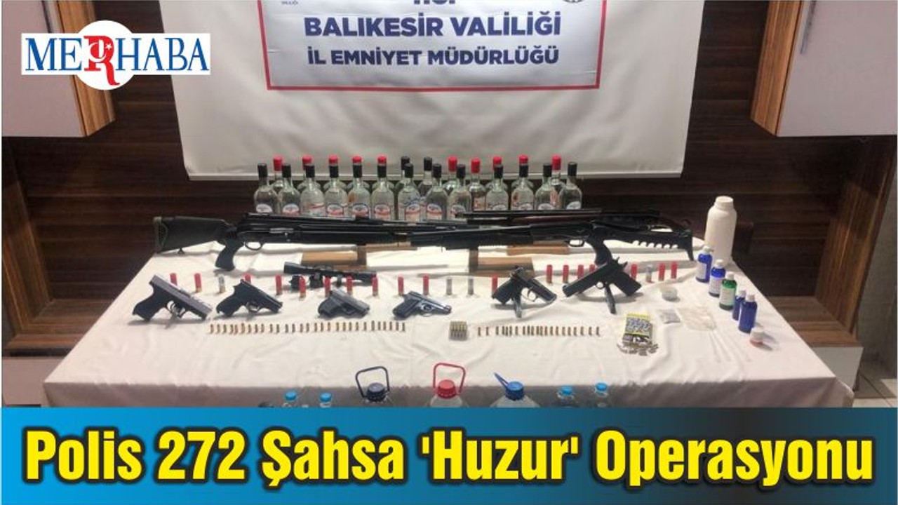 Balıkesir'de Polis Suçlulara Göz Açtırmıyor
