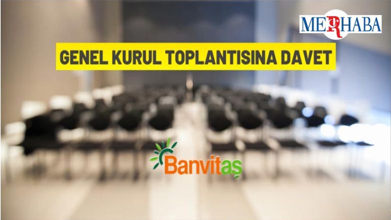BANVİT'ten Toplantı Duyurusu