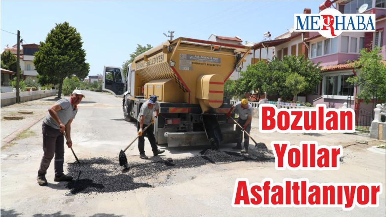 Bozulan Yollar Asfaltlanıyor