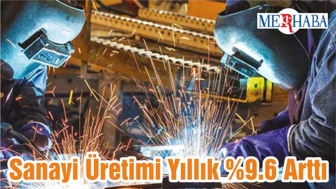 Sanayi Üretimi Yıllık %9.6 Arttı