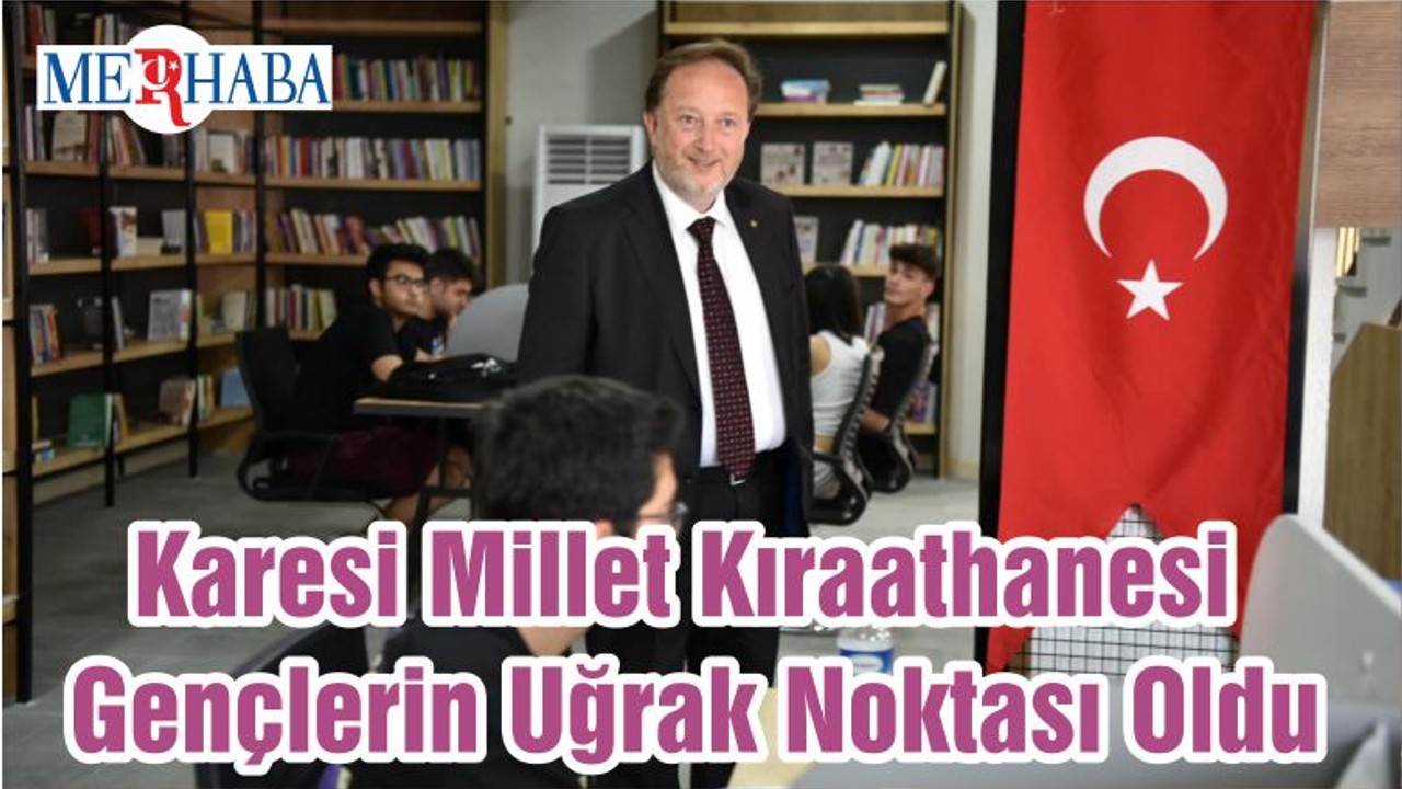 Karesi Millet Kıraathanesi Gençlerin Uğrak Noktası Oldu