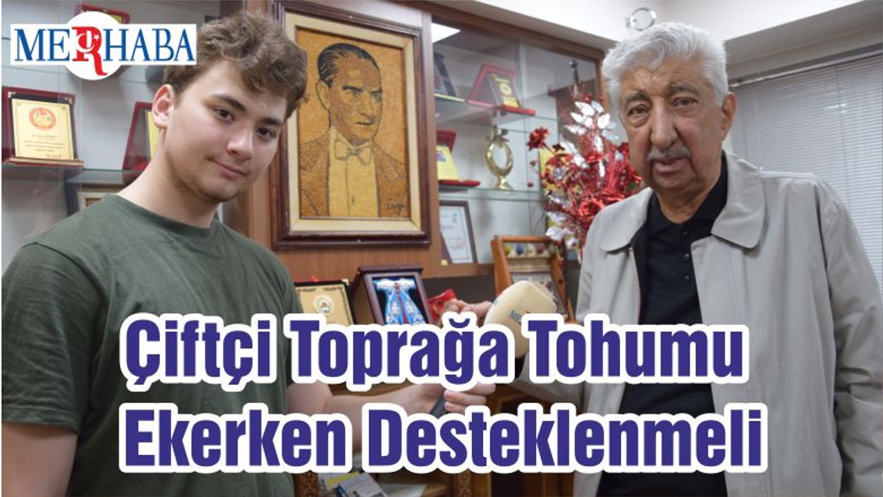 Çiftçi Toprağa Tohumu Ekerken Desteklenmeli