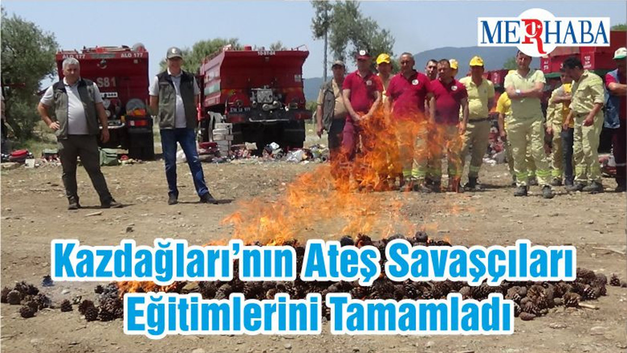 Kazdağları’nın Ateş Savaşçıları Eğitimlerini Tamamladı