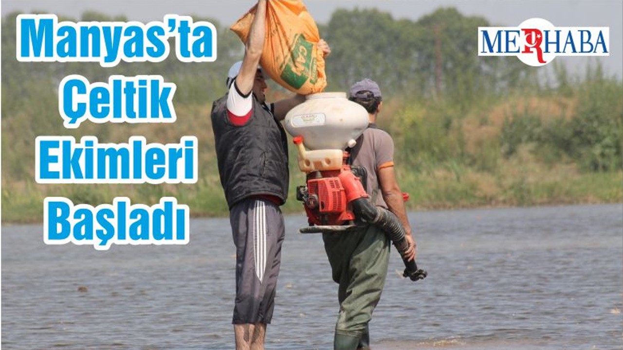 Manyas’ta Çeltik Ekimleri Başladı