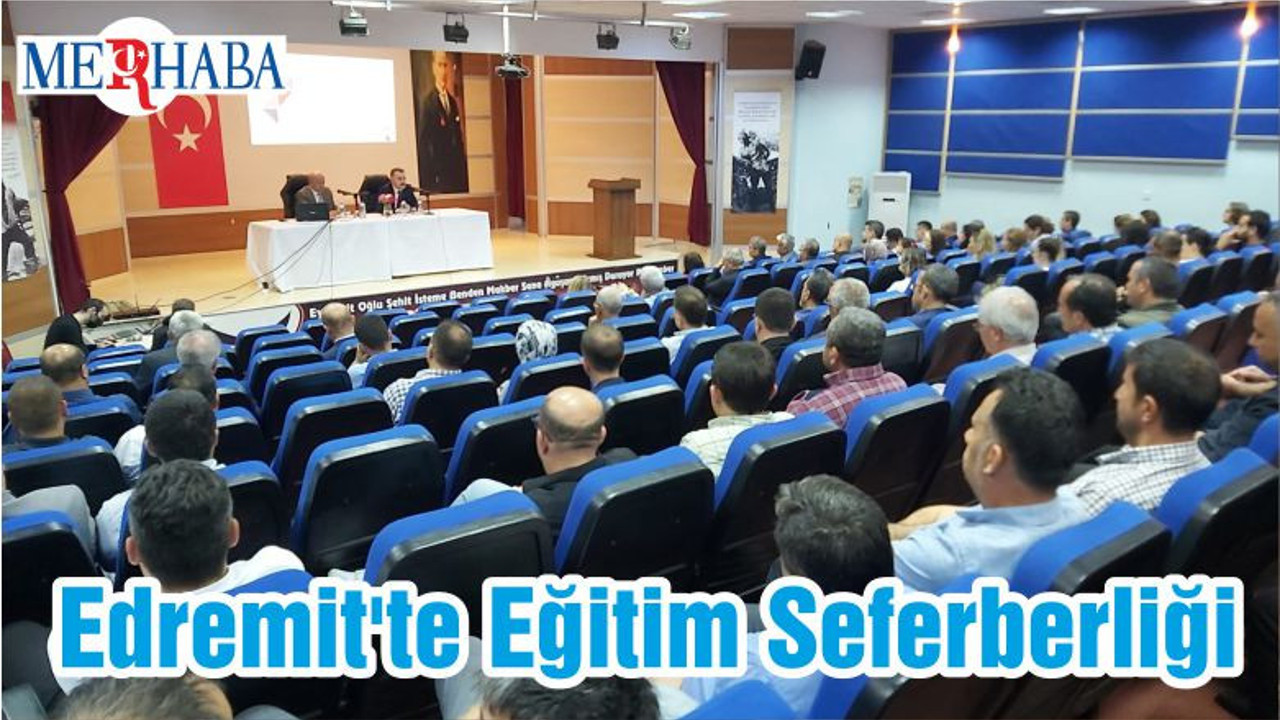 Edremit'te Eğitim Seferberliği