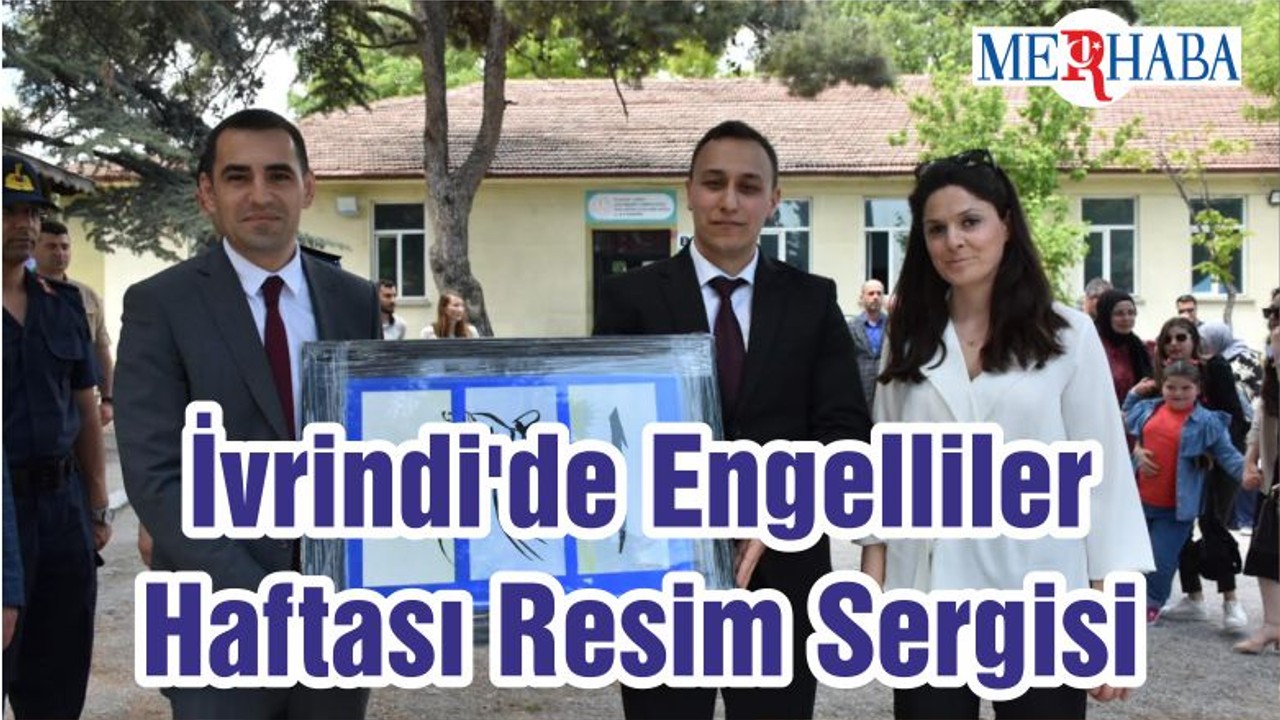 İvrindi'de Engelliler Haftası Resim Sergisi