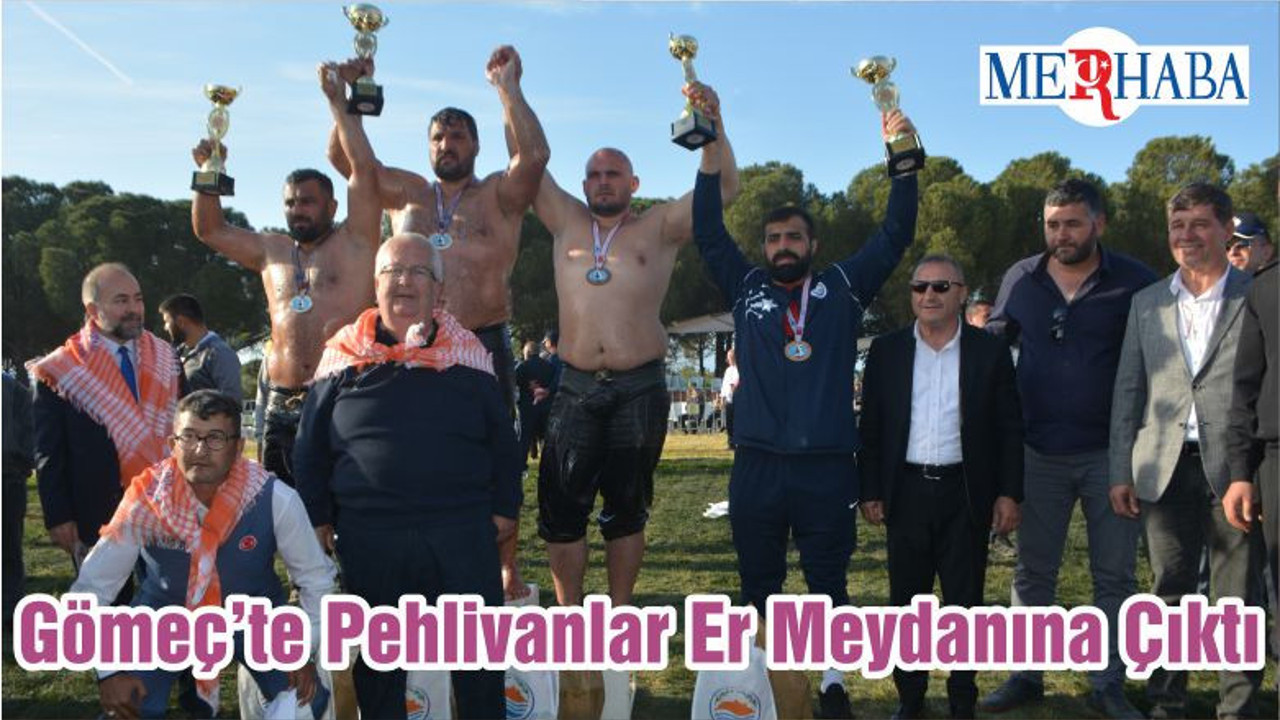 Gömeç’te Pehlivanlar Er Meydanına Çıktı