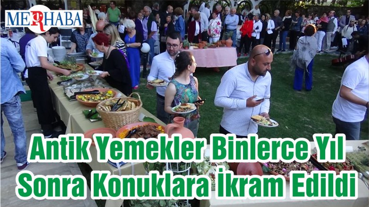 Antik Yemekler Binlerce Yıl Sonra Konuklara İkram Edildi