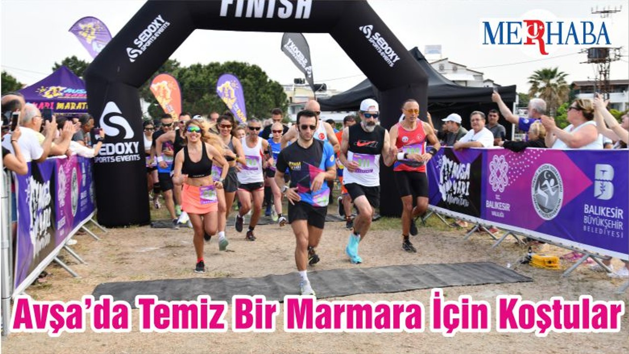 Avşa’da Temiz Bir Marmara İçin Koştular
