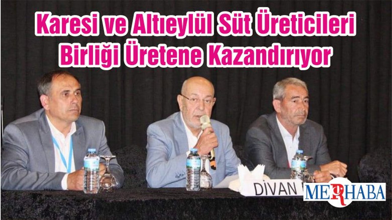 Karesi ve Altıeylül Süt Üreticileri Birliği Üretene Kazandırıyor
