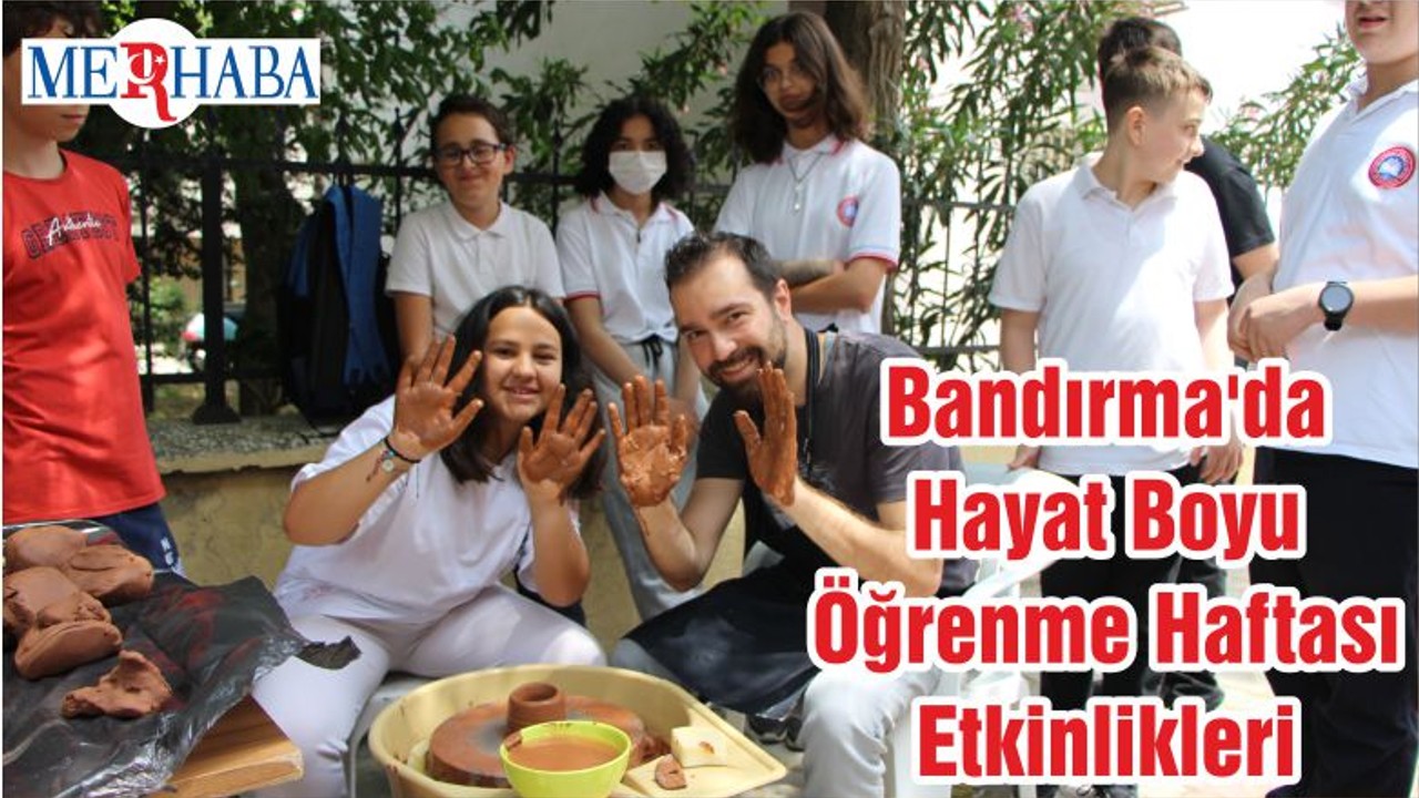 Bandırma'da Hayat Boyu Öğrenme Haftası Etkinlikleri