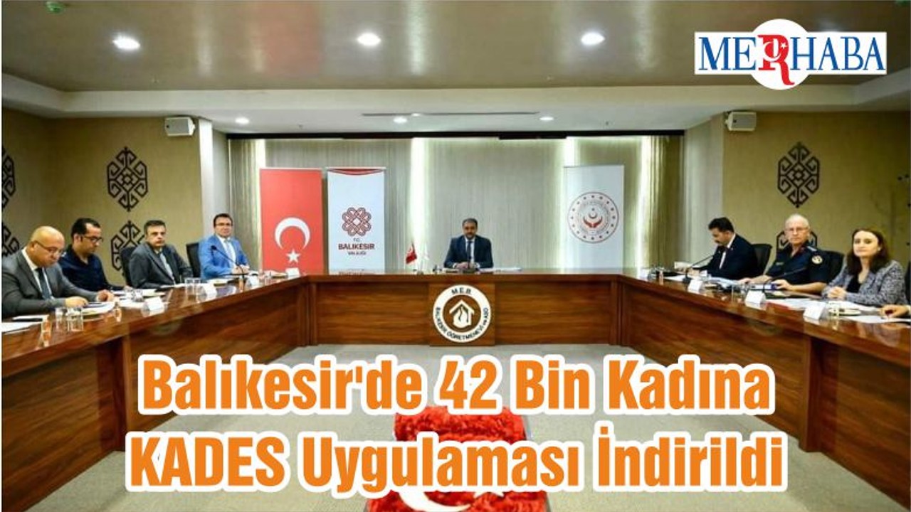 Balıkesir'de 42 Bin Kadına KADES Uygulaması İndirildi