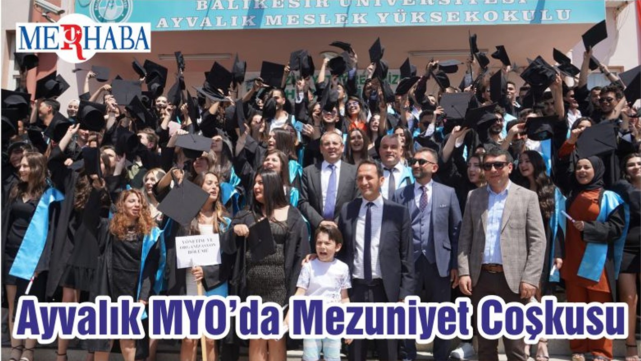 BAÜ Ayvalık MYO’da Mezuniyet Coşkusu