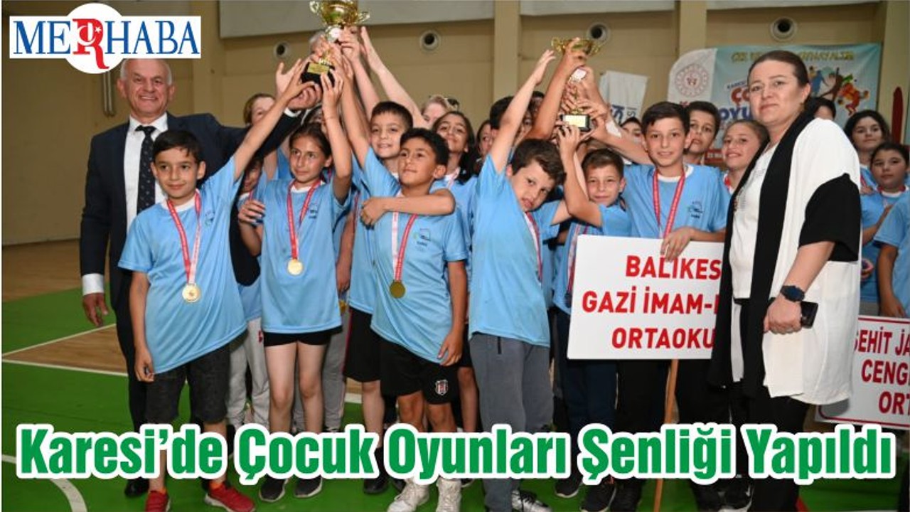 Karesi’de Çocuk Oyunları Şenliği Yapıldı