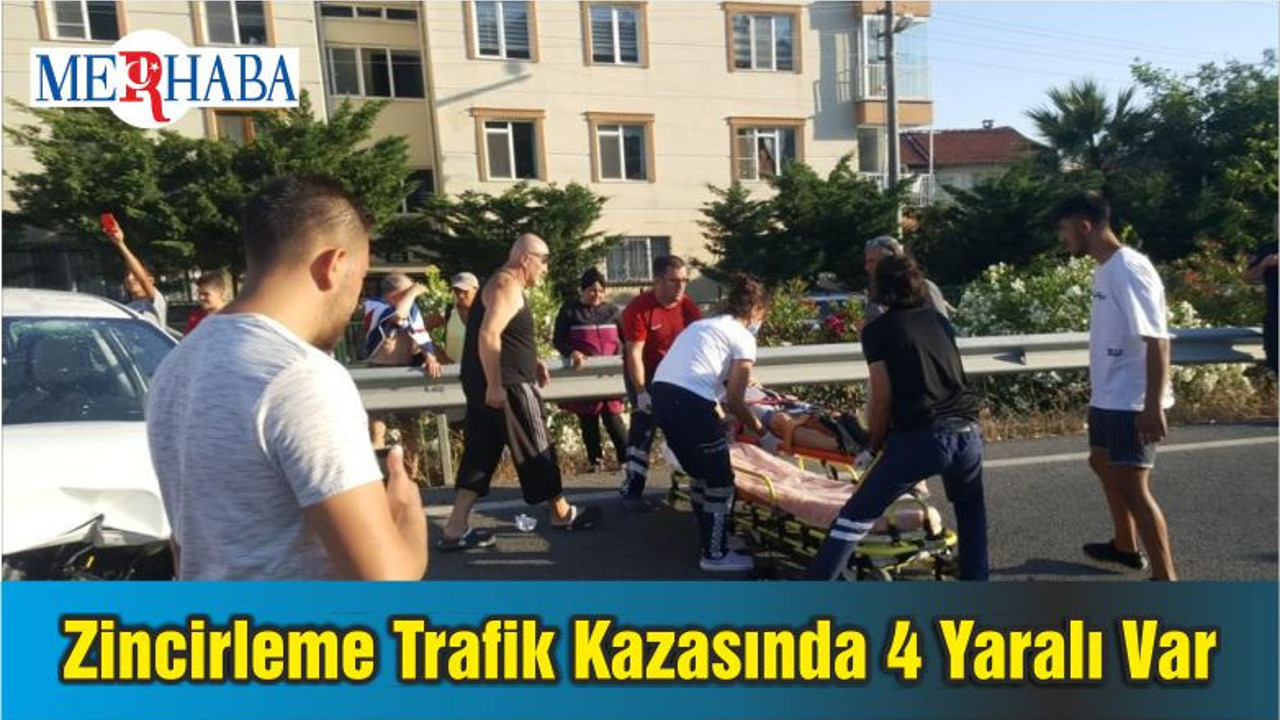 Zincirleme Trafik Kazasında 4 Yaralı Var