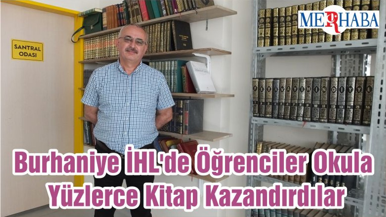 Burhaniye İHL'de Öğrenciler Okula Yüzlerce Kitap Kazandırdılar
