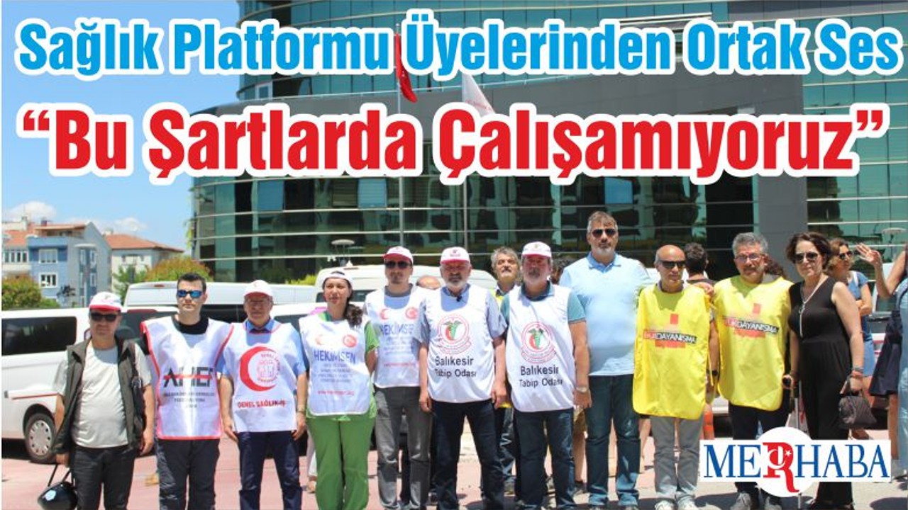 “Bu Şartlarda Çalışamıyoruz”