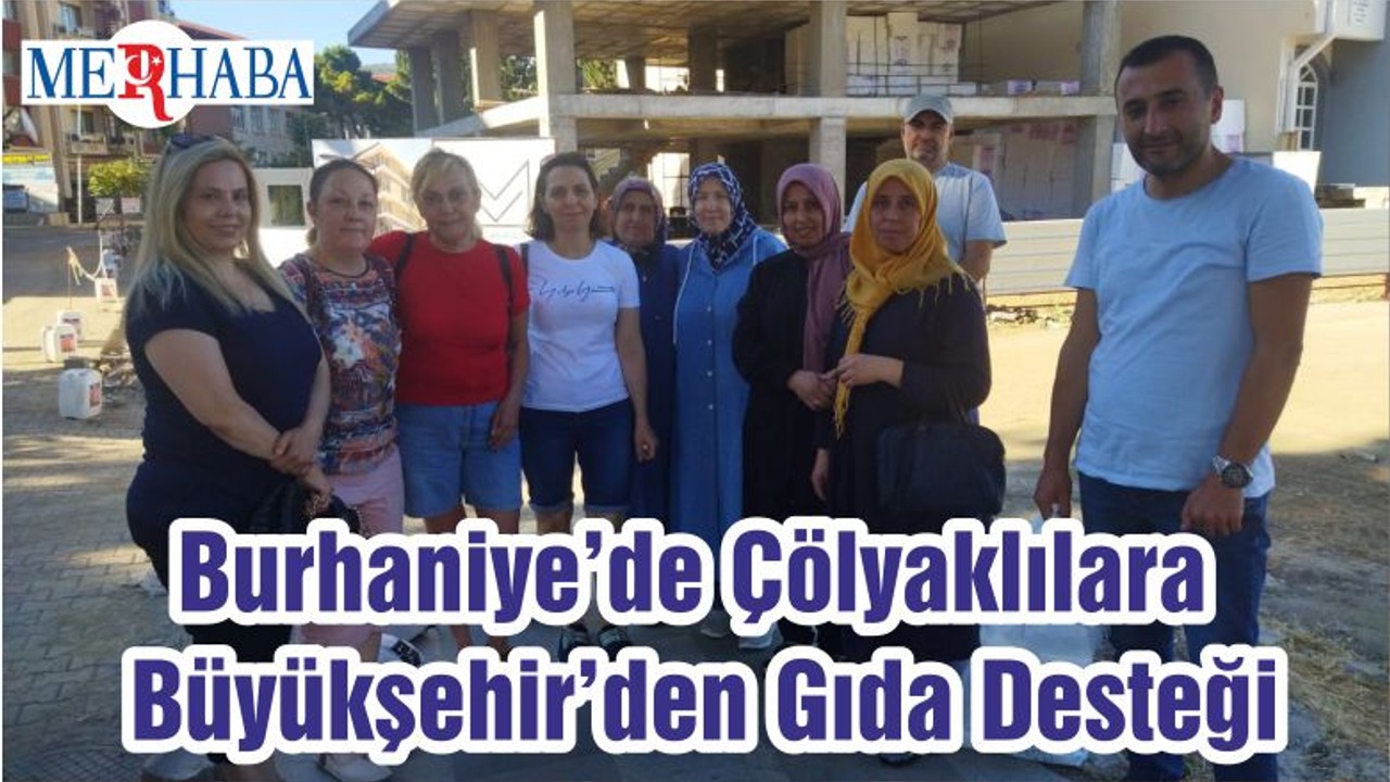 Burhaniye’ De Çölyaklılara Büyükşehir’den Gıda Desteği