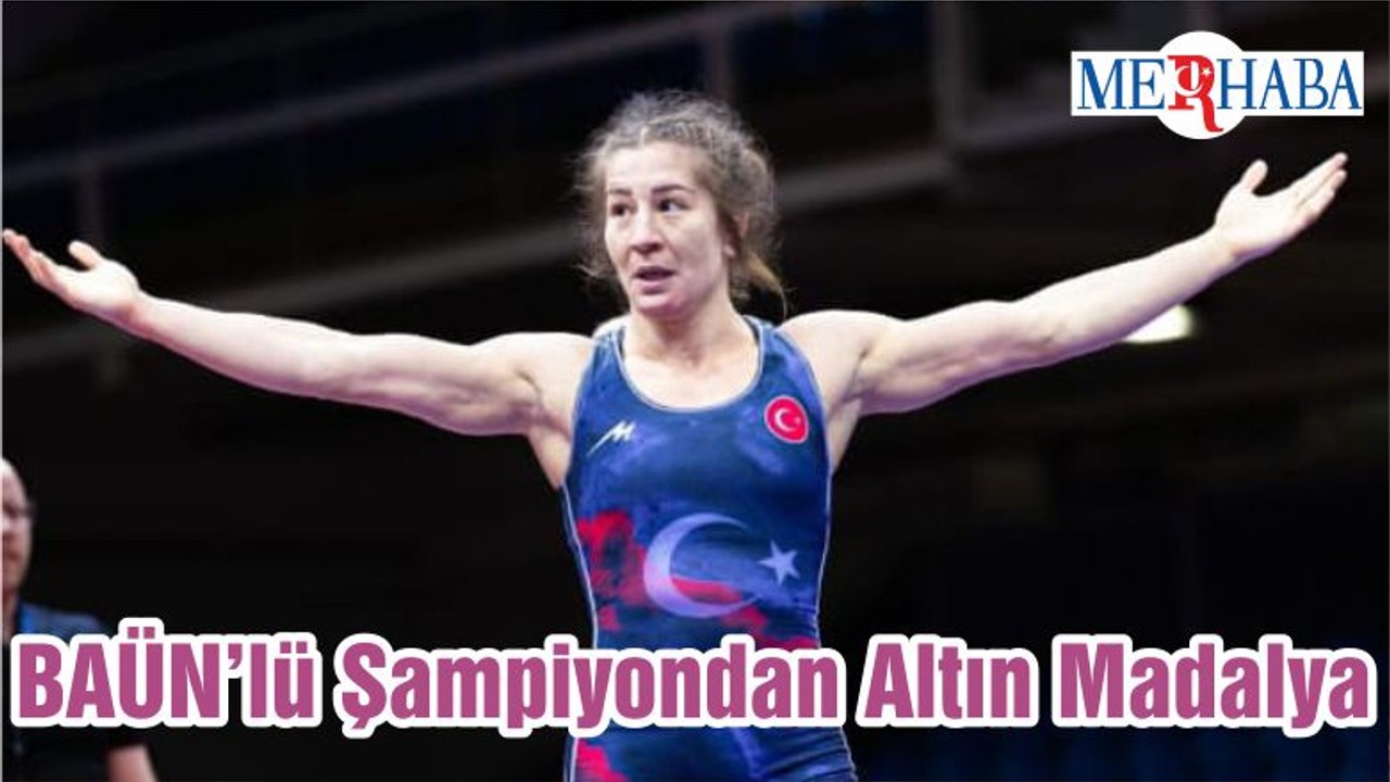 BAÜN’lü Şampiyondan Altın Madalya