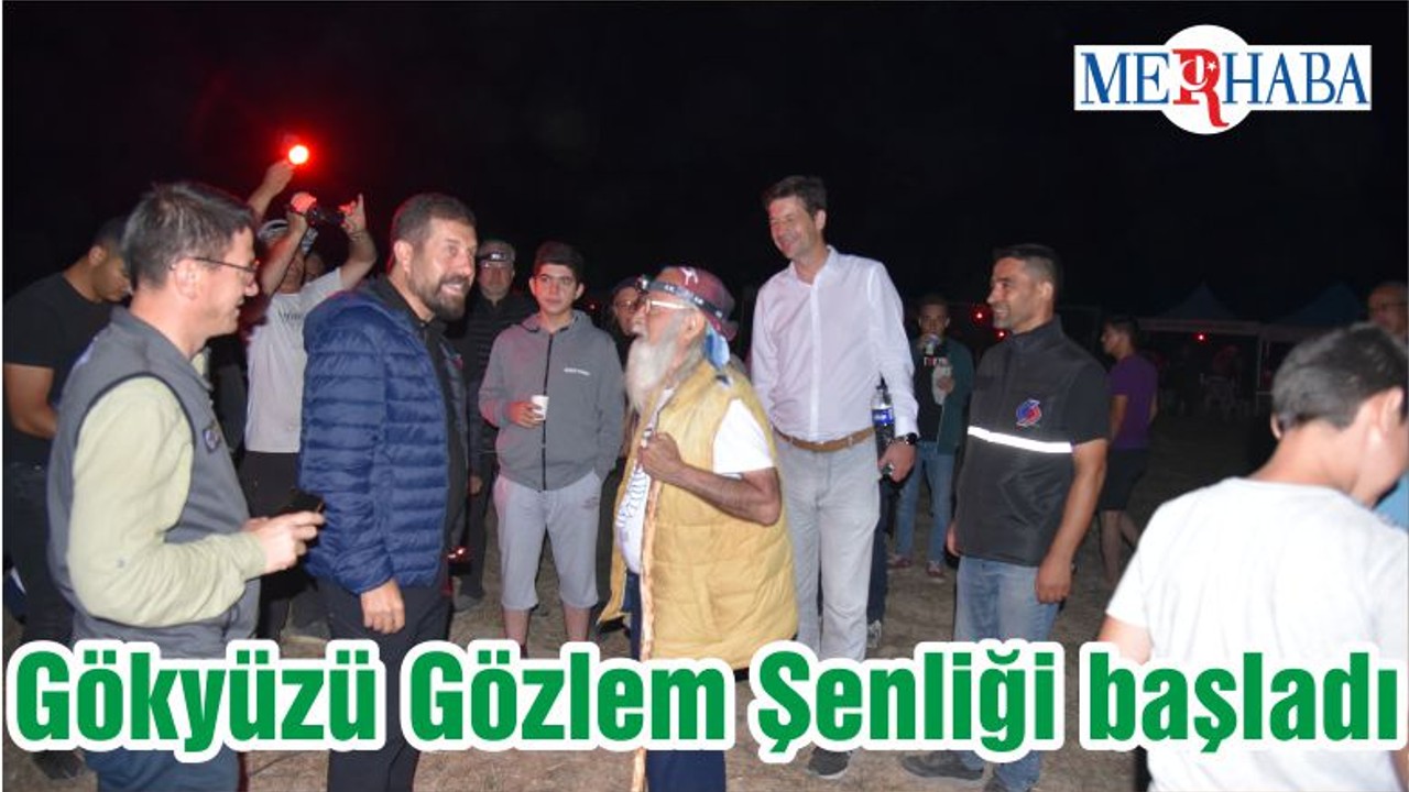 Balıkesir'de Gökyüzü Gözlem Şenliği başladı