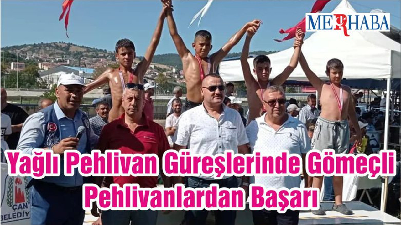 Yağlı Pehlivan Güreşlerinde Gömeçli Pehlivanlardan Başarı