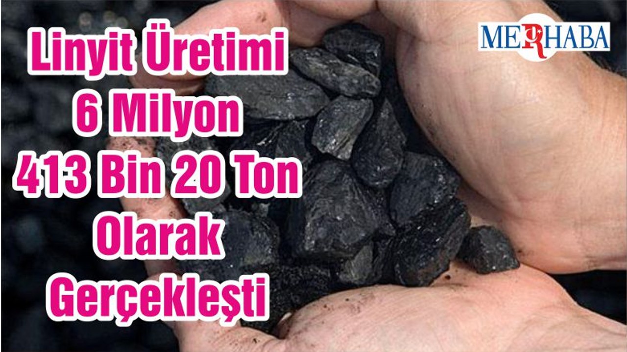 Linyit Üretimi 6 Milyon 413 Bin 20 Ton Olarak Gerçekleşti