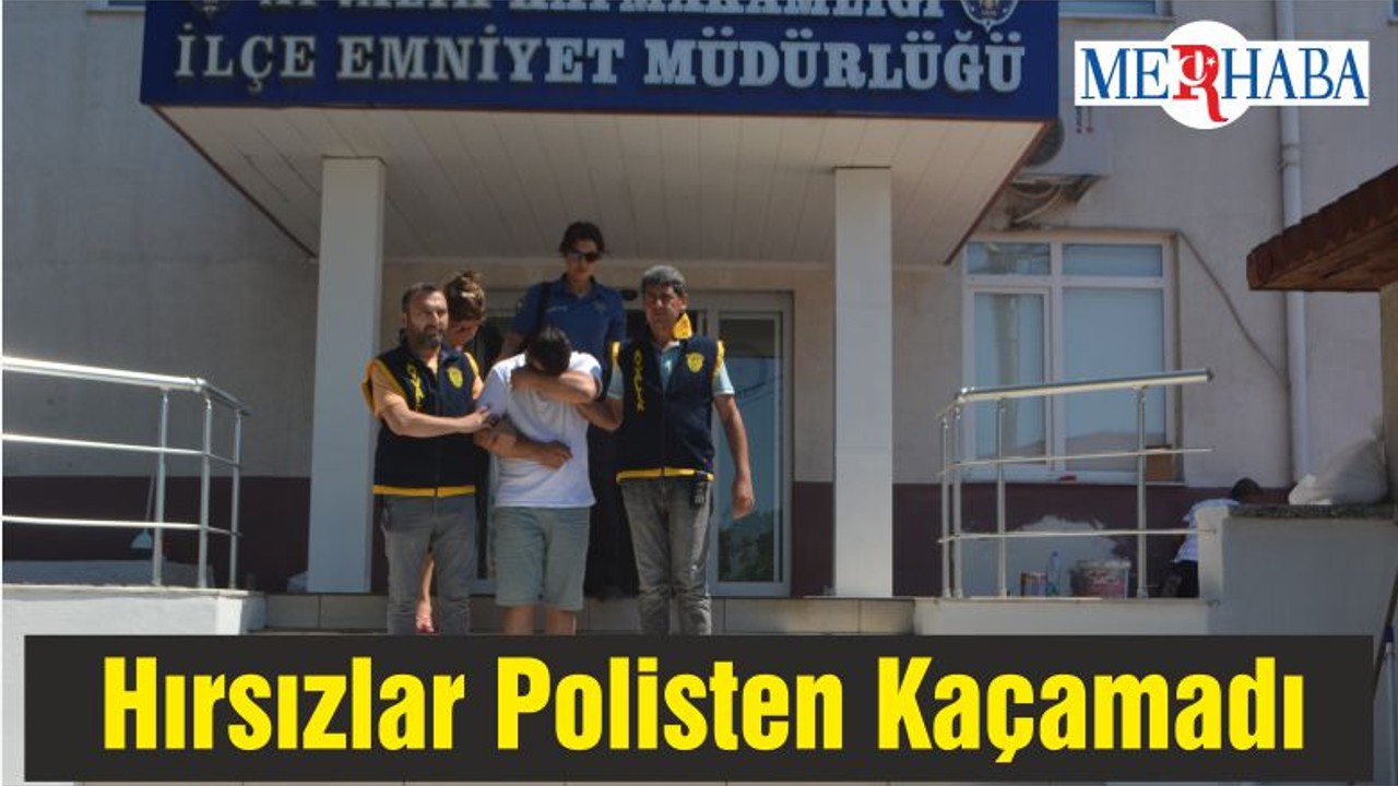 Hırsızlar Polisten Kaçamadı