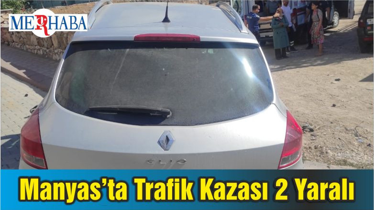 Manyas’ta Trafik Kazası 2 Yaralı