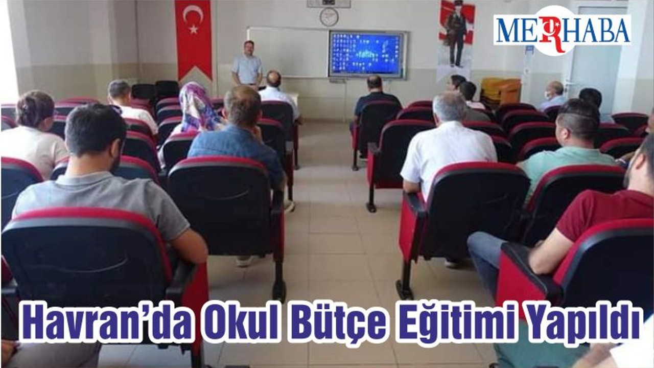 Havran’da Okul Bütçe Eğitimi Yapıldı