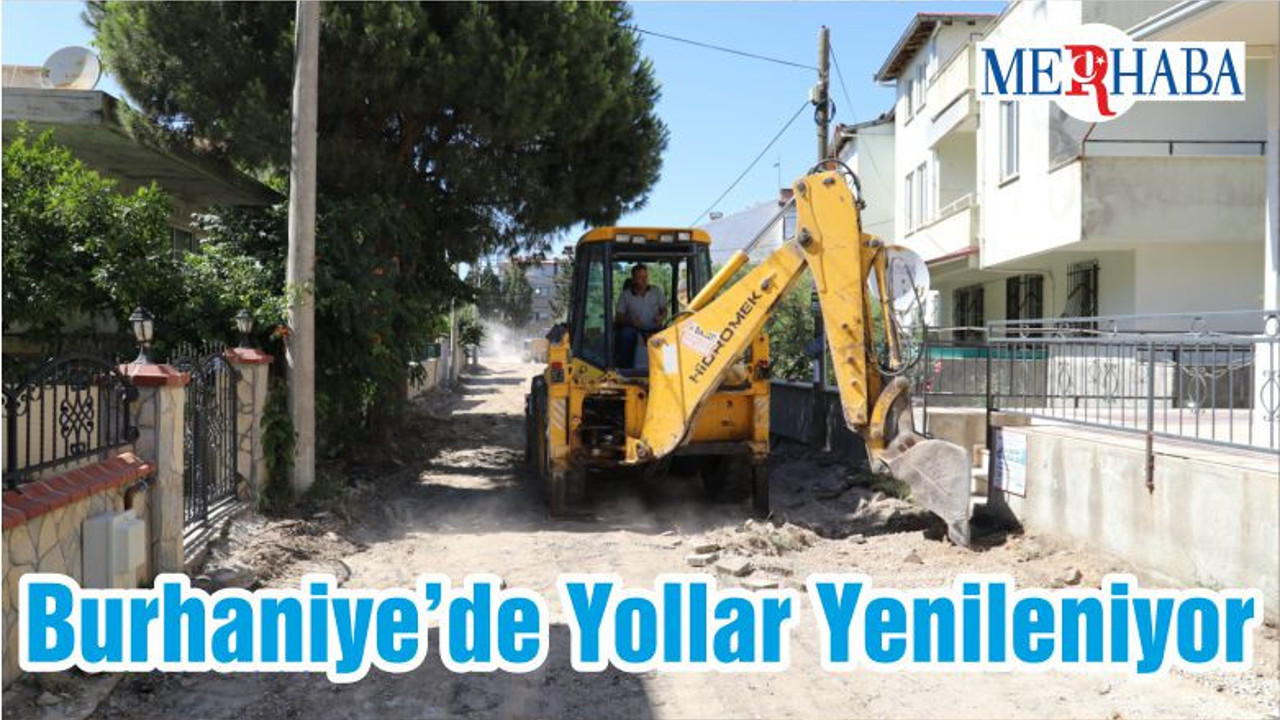 Burhaniye’de Yollar Yenileniyor