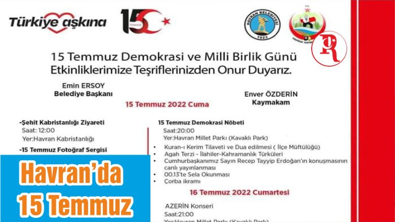 Havran’da 15 Temmuz