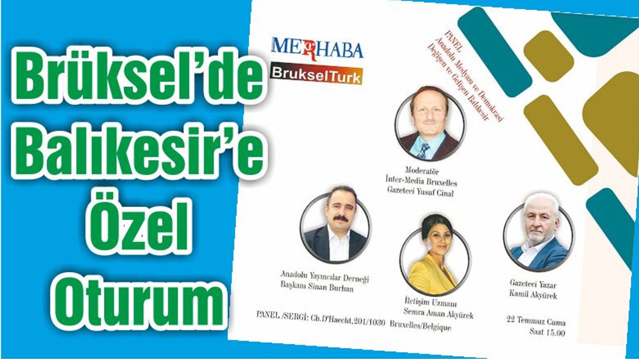 Brüksel’de Balıkesir’e Özel Oturum