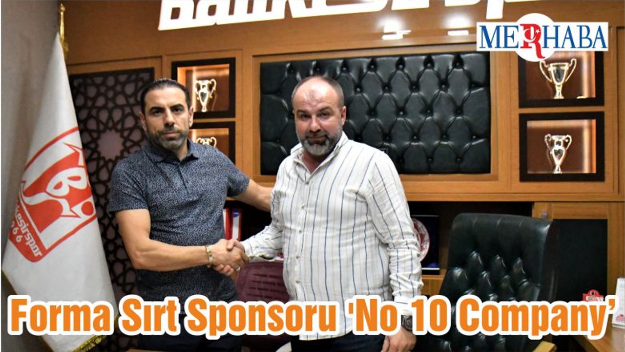Forma Sırt Sponsoru 'No 10 Company'