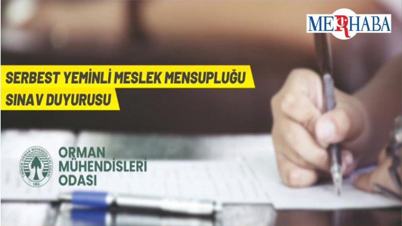 Serbest Yeminli Meslek Mensupluğu Sınavlarına İlişkin Duyuru