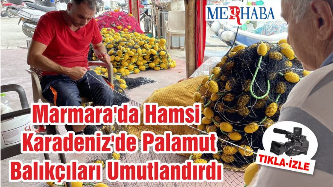 Marmara'da Hamsi Karadeniz'de Palamut Balıkçıları Umutlandırdı