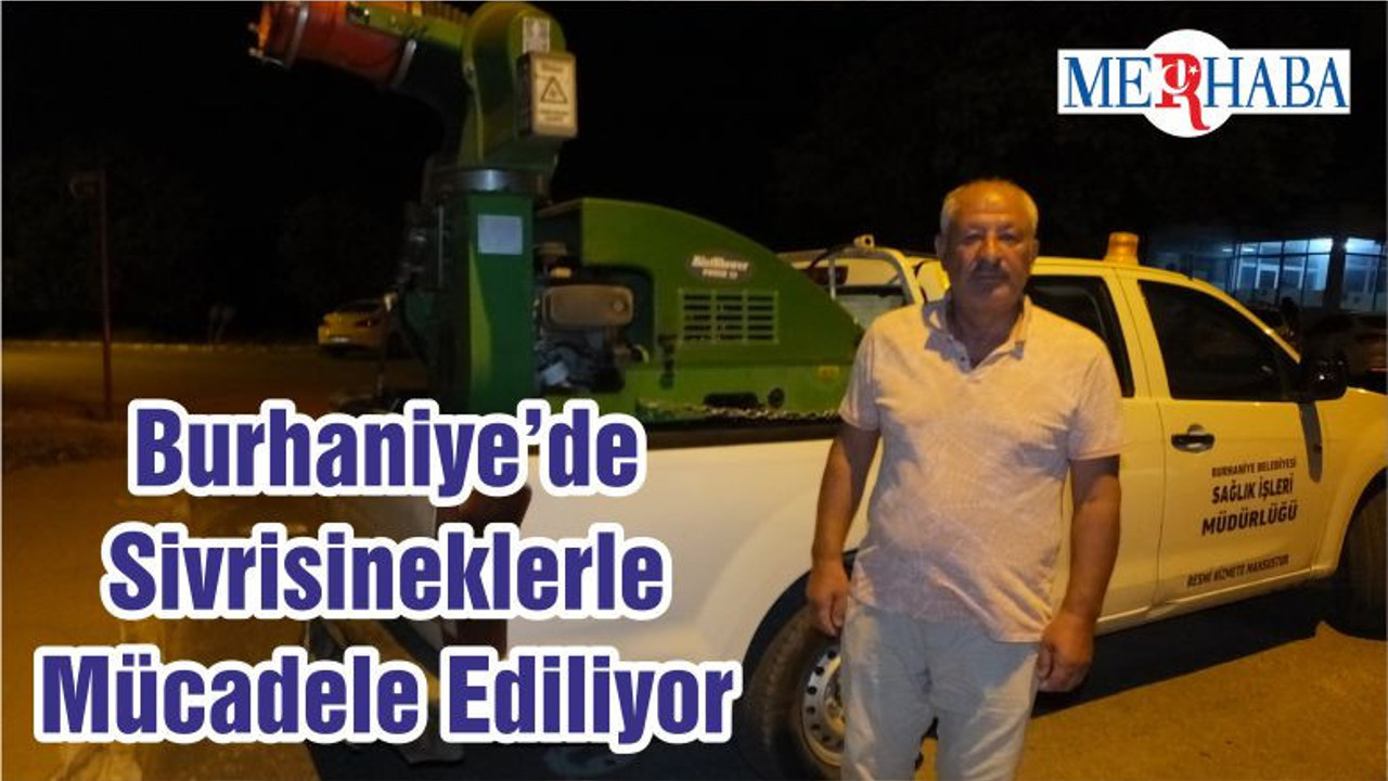 Burhaniye’de Sivrisineklerle Mücadele Ediliyor