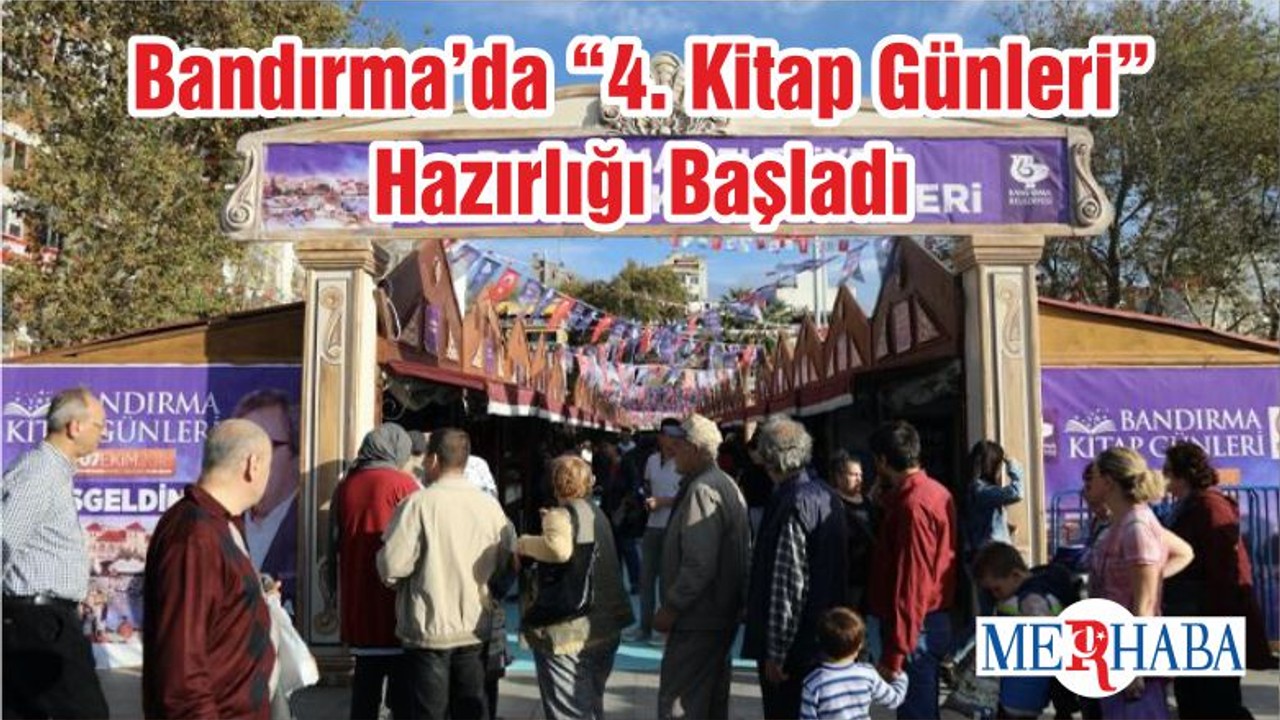Bandırma’da “4. Kitap Günleri” Hazırlığı Başladı