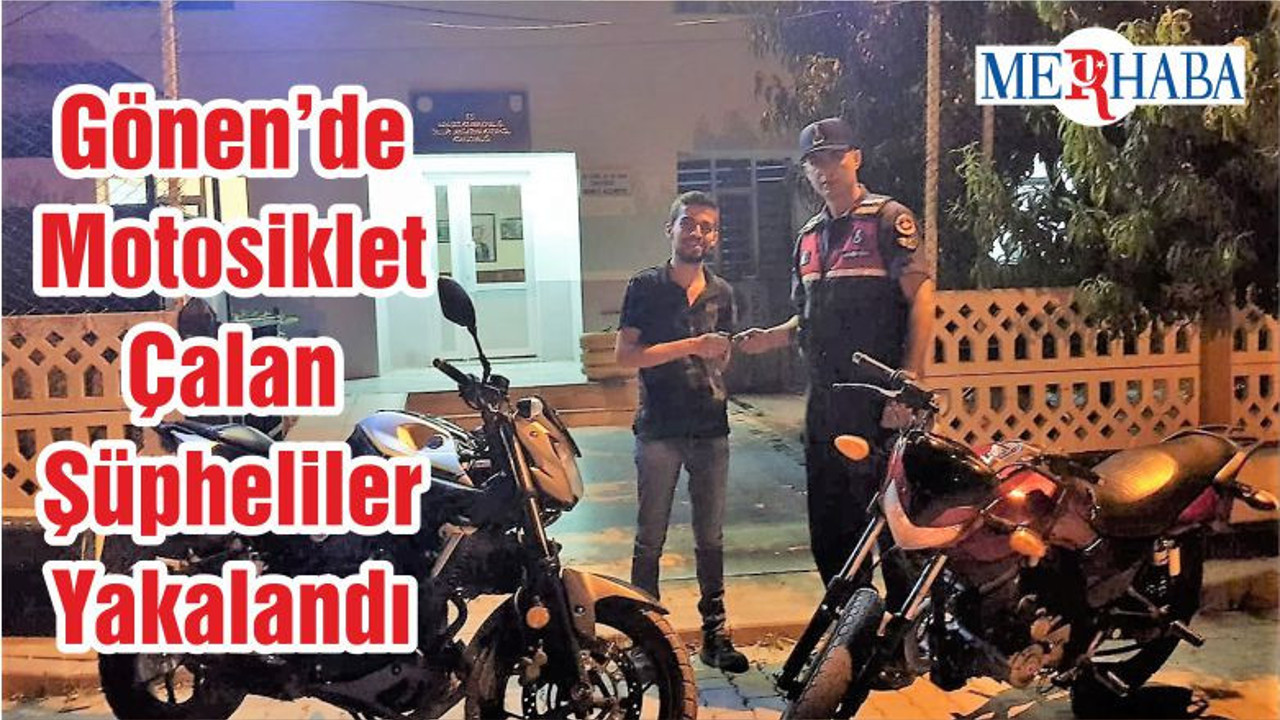 Gönen’de Motosiklet Çalan Şüpheliler Yakalandı