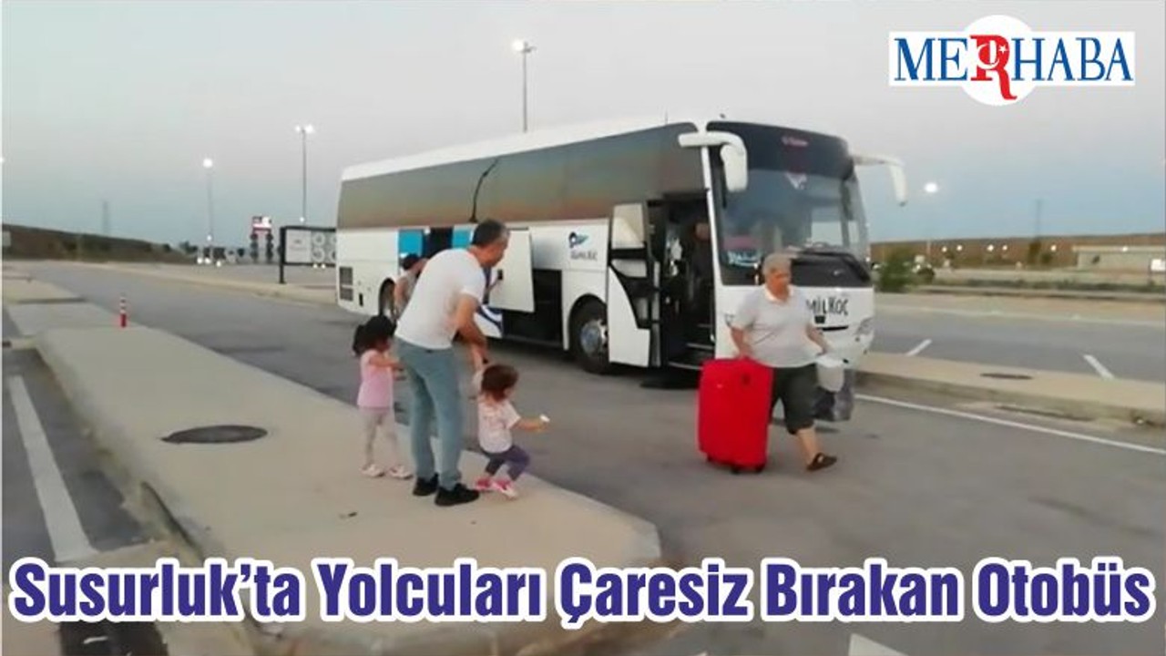 Susurluk’ta Yolcuları Çaresiz Bırakan Otobüs