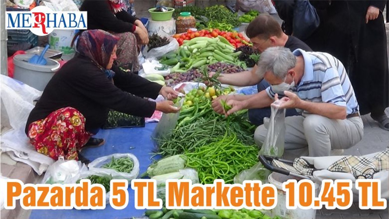 Pazarda 5 TL Markette 10.45 TL