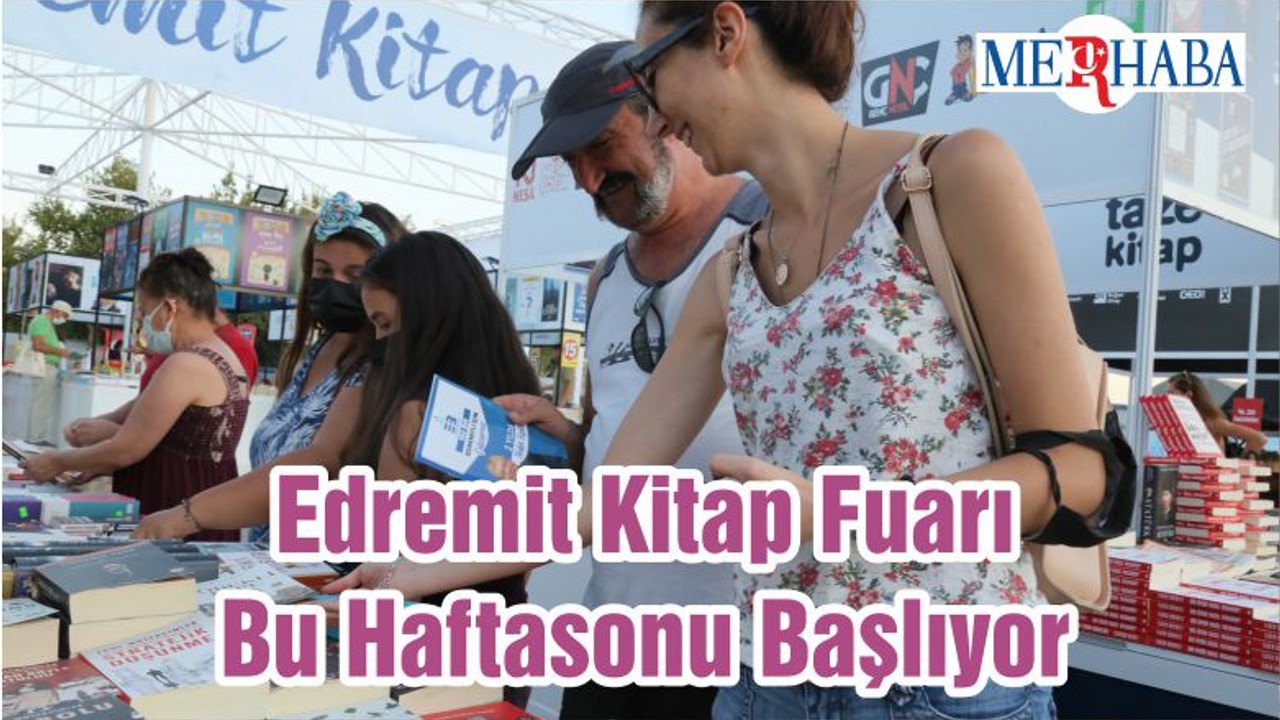 Edremit Kitap Fuarı Bu Haftasonu Başlıyor