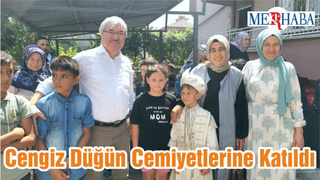 Başkan Cengiz Düğün Cemiyetlerine Katıldı