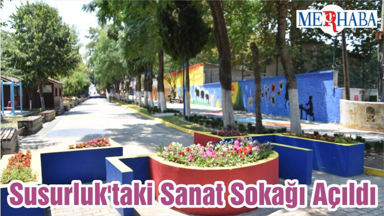 Susurluk'taki Sanat Sokağı Açıldı