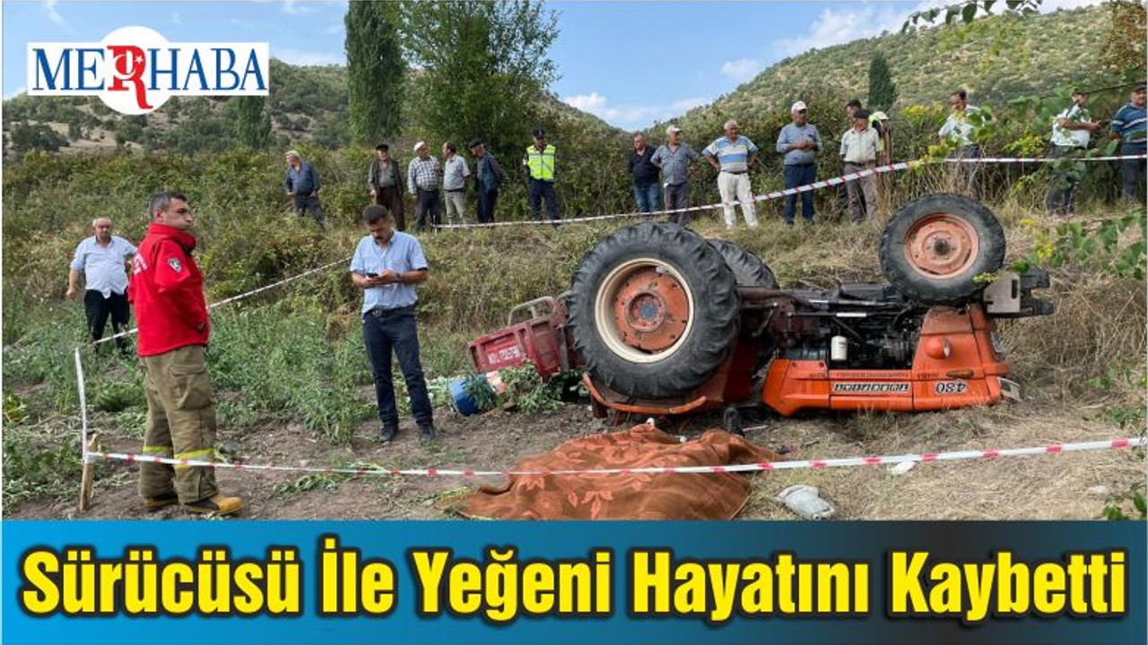 Tarladan Eve Dönerken Kaza; Sürücüsü İle Yeğeni Hayatını Kaybetti
