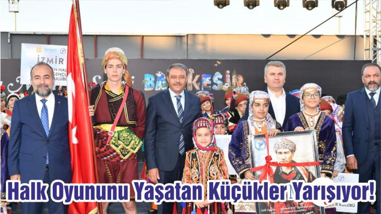 Halk Oyununu Yaşatan Küçükler Yarışıyor!