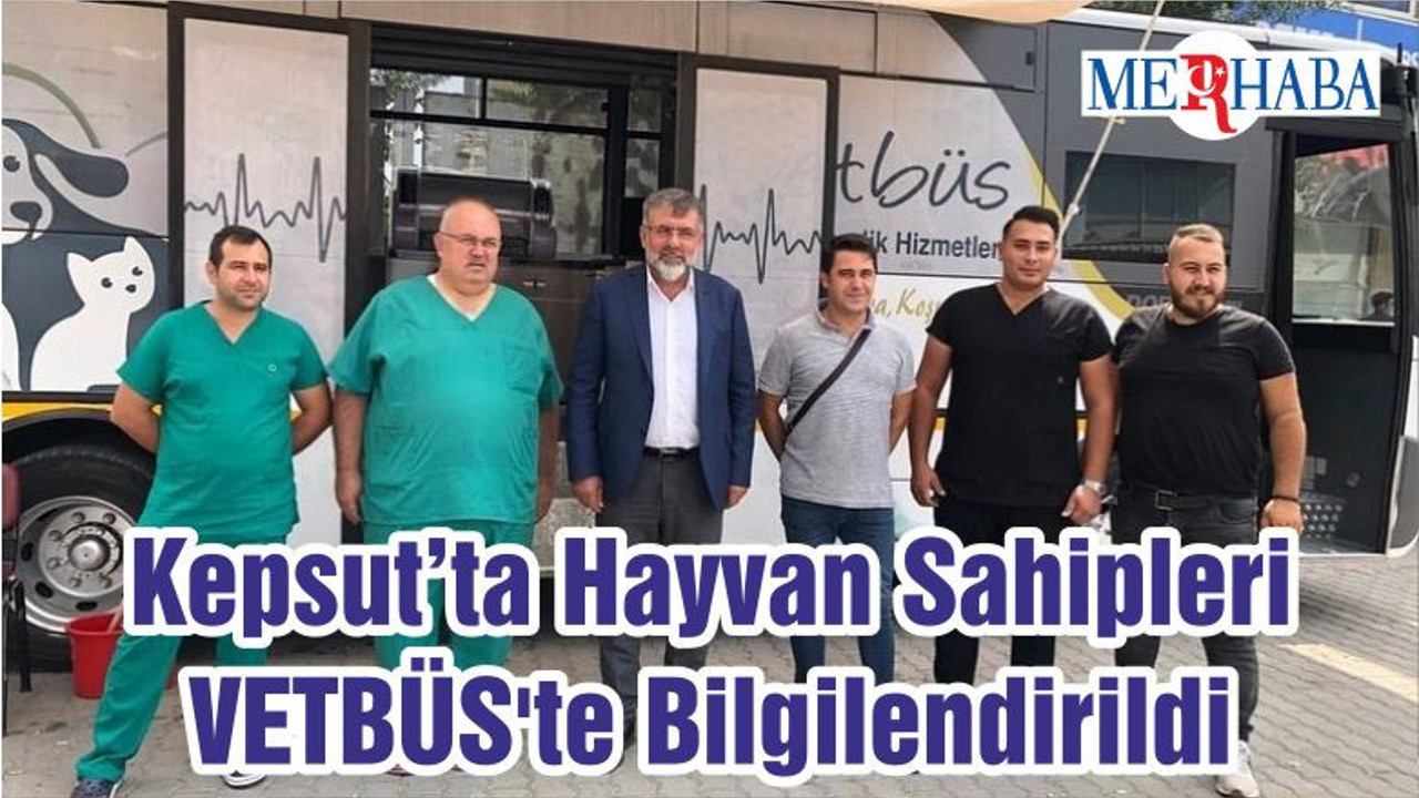Kepsut’ta Hayvan Sahipleri VETBÜS'te Bilgilendirildi