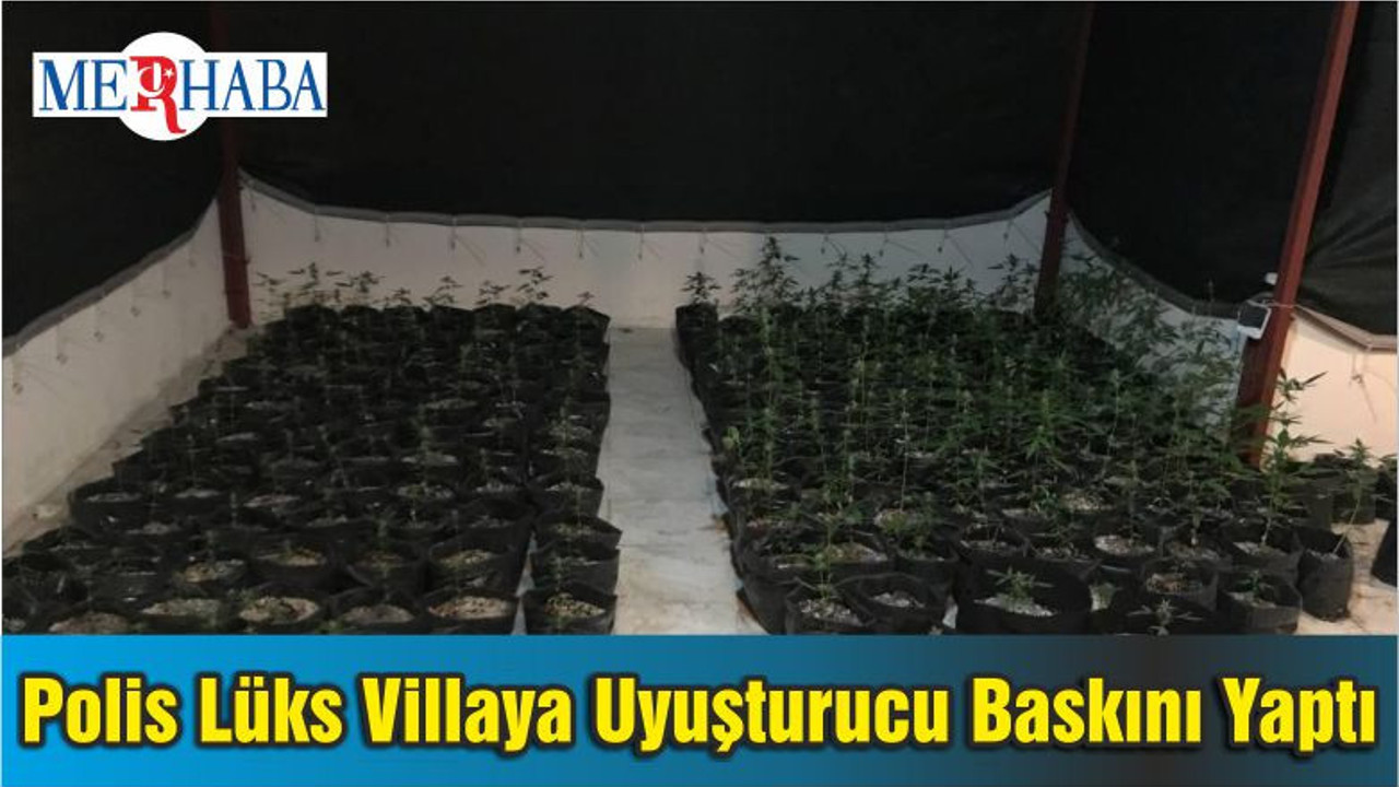 Edremit’te Polis Lüks Villaya Uyuşturucu Baskını Yaptı